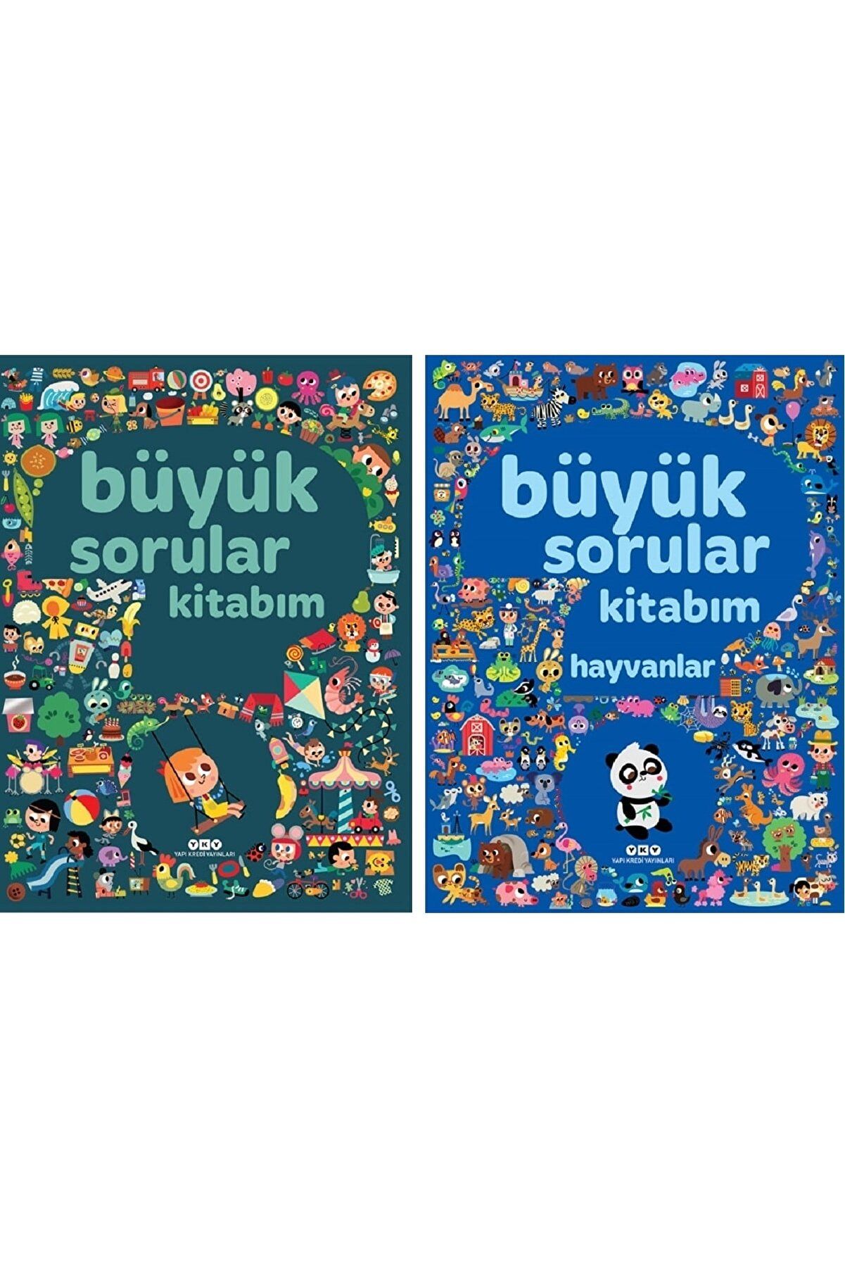 Yapı Kredi Yayınları Büyük Sorular Kitabım ve Büyük Sorular Kitabım Hayvanlar 2 li Set