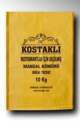 Kostaklı  Meşe Mangal Kömürü Restoranlar Için Seçilmiş 10 Kg