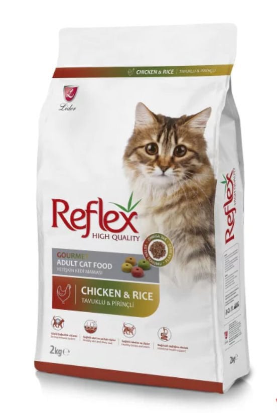 Reflex Multi Colour Tavuklu Renkli Taneli Yetişkin Kedi Maması 2 Kg RFL-252