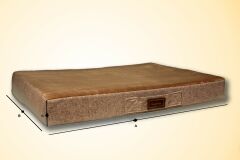 Bannermen Pet Male Visko Süngerli Omurga Dostu Ortopedik Birinci Sınıf Kedi Ve Köpek Yatağı L - Tabacco