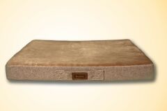 Bannermen Pet Male Visko Süngerli Omurga Dostu Ortopedik Birinci Sınıf Kedi Ve Köpek Yatağı S - Tabacco