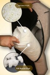 Bannermen Pet Togo Visko Süngerli Omurga Dostu Birinci Sınıf Kedi ve Köpek Yatağı L - Tabacco