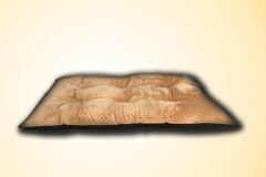 Bannermen Pet Porto Boncuk Elyaflı Birinci Sınıf Kedi Ve Köpek Yatağı L - Bej