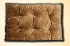 Bannermen Pet Porto Boncuk Elyaflı Birinci Sınıf Kedi Ve Köpek Yatağı M - Bej