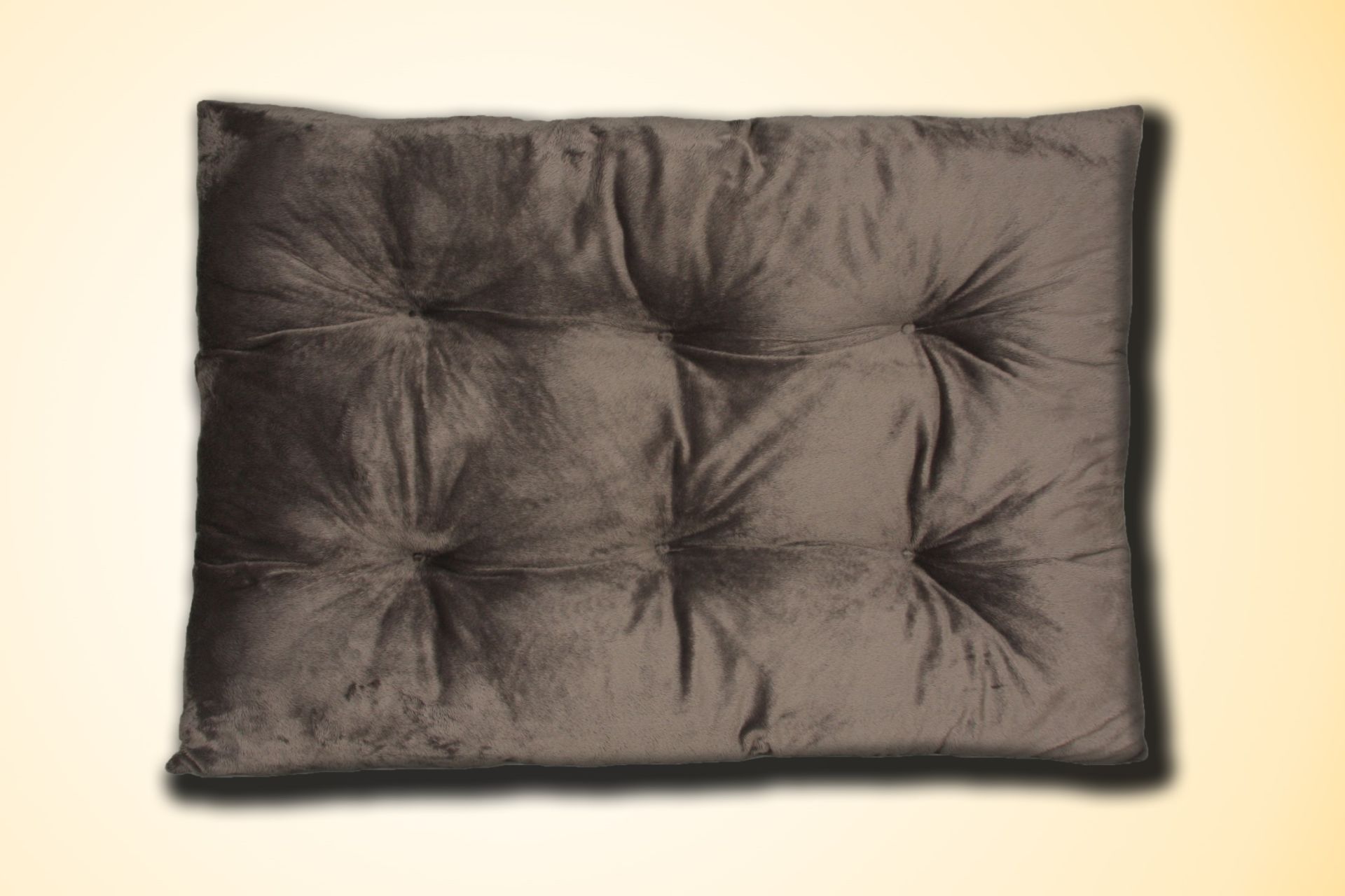 Bannermen Pet Porto Boncuk Elyaflı Birinci Sınıf Kedi Ve Köpek Yatağı S - Gri