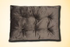 Bannermen Pet Porto Boncuk Elyaflı Birinci Sınıf Kedi Ve Köpek Yatağı S - Gri