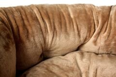 Bannermen Pet Riga Boncuk Elyaflı Birinci Sınıf Kedi ve Köpek Yatağı M - Bej