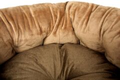 Bannermen Pet Riga Boncuk Elyaflı Birinci Sınıf Kedi ve Köpek Yatağı S - Bej