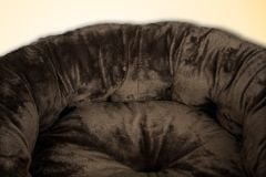 Bannermen Pet Riga Boncuk Elyaflı Birinci Sınıf Kedi ve Köpek Yatağı L - Gri