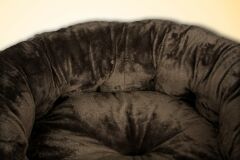 Bannermen Pet Riga Boncuk Elyaflı Birinci Sınıf Kedi ve Köpek Yatağı M - Gri