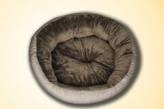 Bannermen Pet Riga Boncuk Elyaflı Birinci Sınıf Kedi ve Köpek Yatağı M - Gri