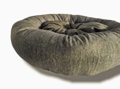 Bannermen Pet Luanda Boncuk Elyaflı Birinci Sınıf Kedi Ve Köpek Yatağı S - Gri