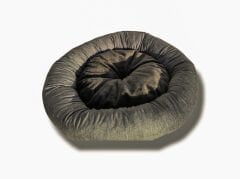 Bannermen Pet Luanda Boncuk Elyaflı Birinci Sınıf Kedi Ve Köpek Yatağı XL - Gri