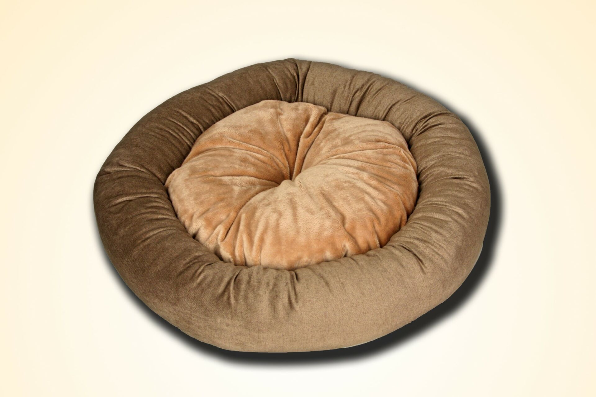 Bannermen Pet Luanda Boncuk Elyaflı Birinci Sınıf Kedi Ve Köpek Yatağı L - Tabacco