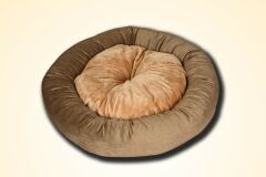 Bannermen Pet Luanda Boncuk Elyaflı Birinci Sınıf Kedi Ve Köpek Yatağı L - Tabacco