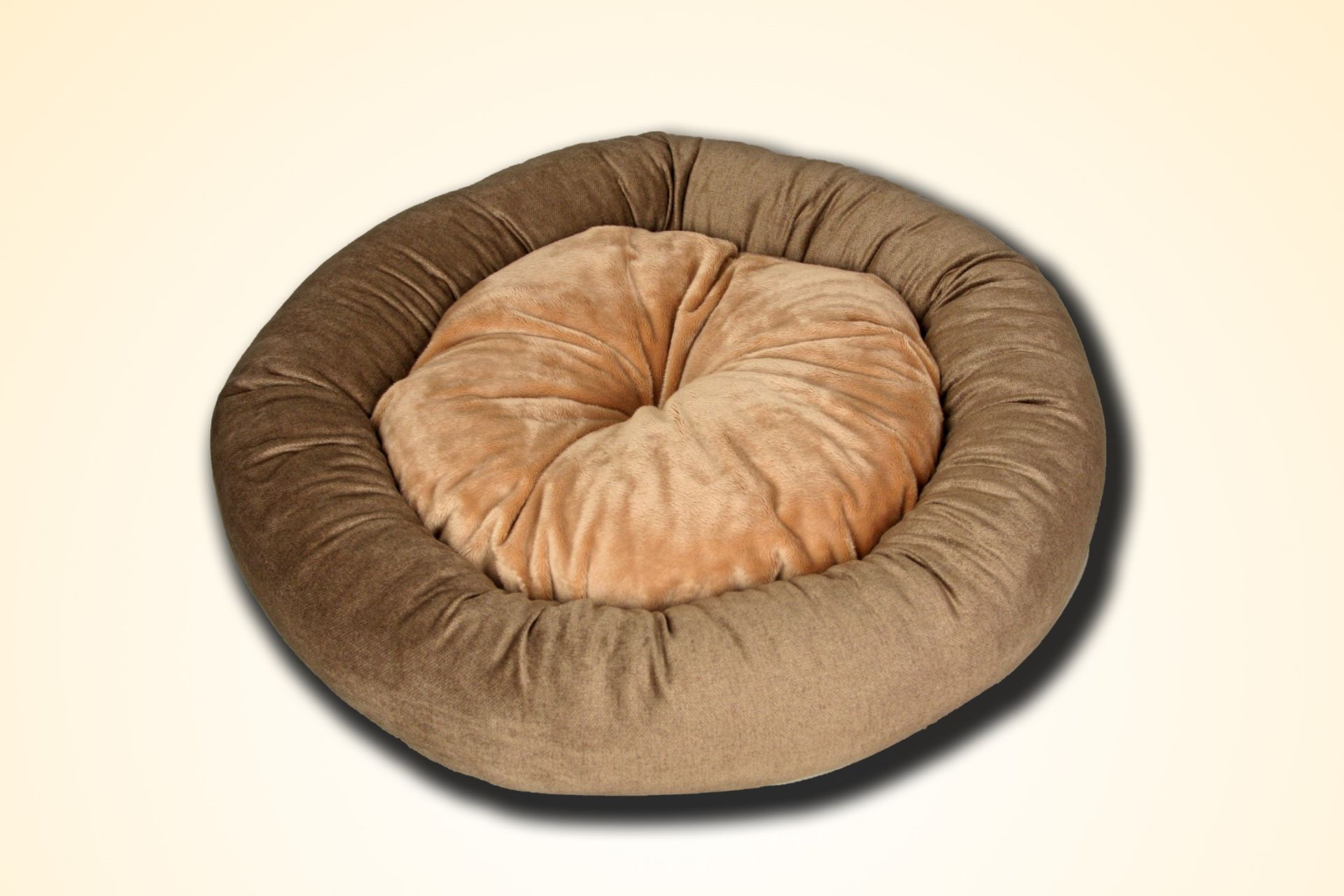 Bannermen Pet Luanda Boncuk Elyaflı Birinci Sınıf Kedi Ve Köpek Yatağı M - Tabacco