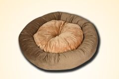 Bannermen Pet Luanda Boncuk Elyaflı Birinci Sınıf Kedi Ve Köpek Yatağı M - Tabacco