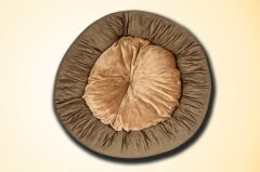 Bannermen Pet Luanda Boncuk Elyaflı Birinci Sınıf Kedi Ve Köpek Yatağı S - Tabacco