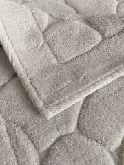 Conforde Yüzde Yüz Pamuk 2 li Banyo Paspas Seti Taş - Vizon