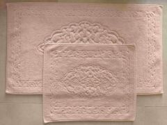 Conforde Yüzde Yüz Pamuk 2 li Banyo Paspas Seti Osmanlı - Pudra