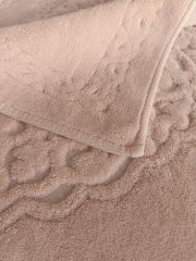 Conforde Yüzde Yüz Pamuk 2 li Banyo Paspas Seti Osmanlı - Pudra