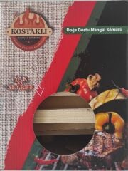 Kostaklı Kafesli Pratik, Zahmetsiz, Kolay Mangal Kömürü 2 kg 4 Adet