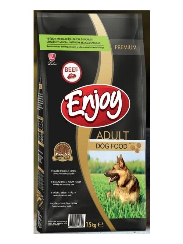 Enjoy Biftekli Yetişkin Köpek Maması 15 kg