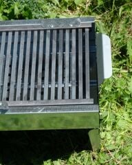 Conforde Portatif 50 x 30 cm Büyük Boy 4 mm Lama Izgaralı Çantalı Mangal, Kamp mangalı 