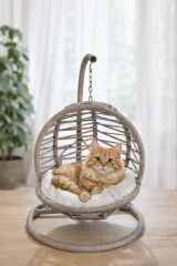 Lüxperilay Kedi Köpek Salıncağı Normal Boy Gri
