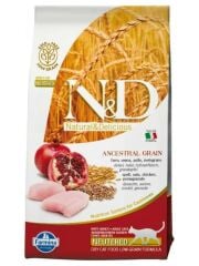 N&D Düşük Tahilli Tavuklu Narli Kısırlaştırılmış Kedi Maması 5 Kg